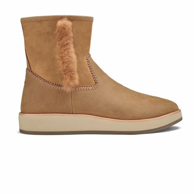 Zapatos Olukai Pāʻina Hulu - Botas Mujer Cafes 20682-537